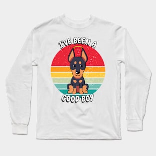 Cute guard dog is a good boy Long Sleeve T-Shirt